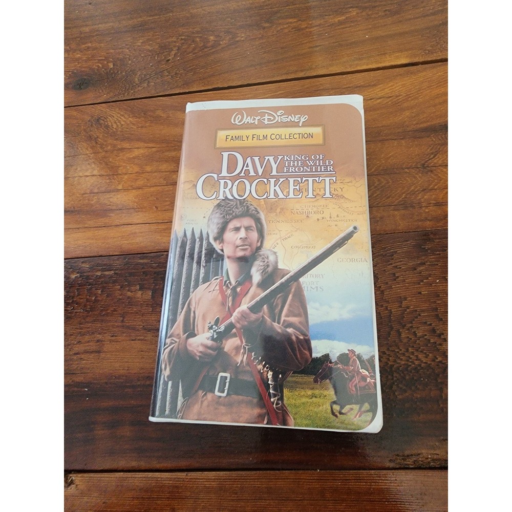 Walt Disney Family Film Collection‎ Davy Crockett King of the Wild Frontier VHS